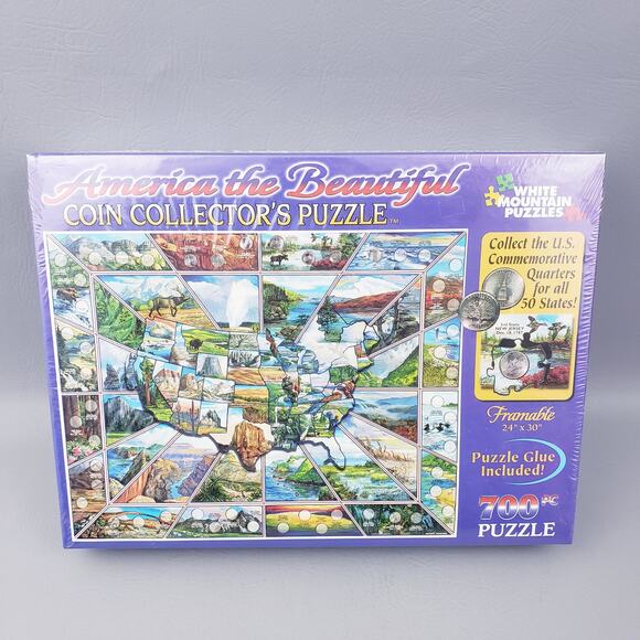 White Mountain America the Beautiful Coin Collector's Puzzle - Picture 2 of 9